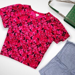 J. Crew • Floral Top